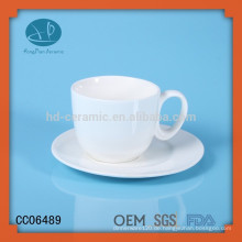 Porzellan Nespresso Tasse und Untertasse, Keramik Kaffeetasse Untertasse Set